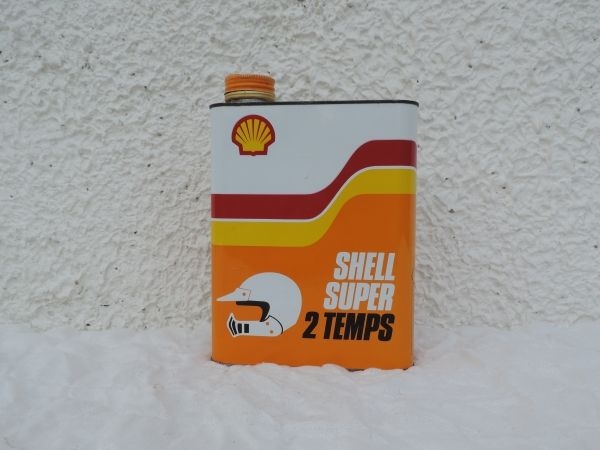 Bidon d'huile Shell