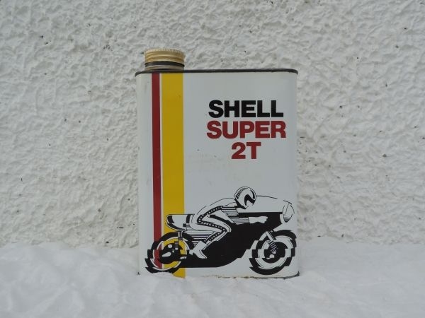 Bidon d'huile Shell