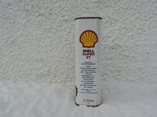 Bidon d'huile Shell