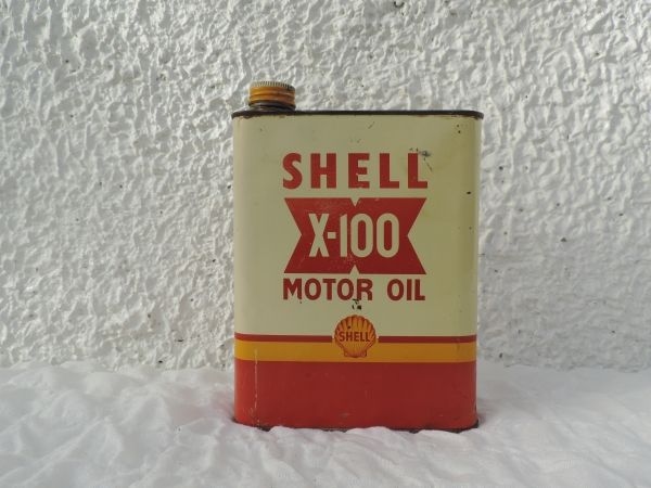 Bidon d'huile Shell