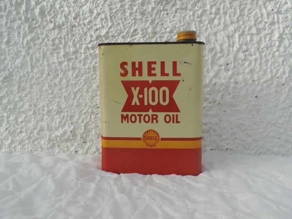 Bidon d'huile Shell