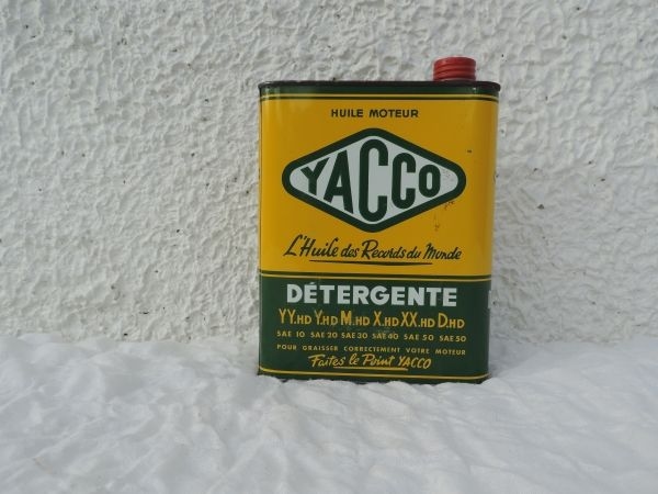 Bidon d'huile Yacco