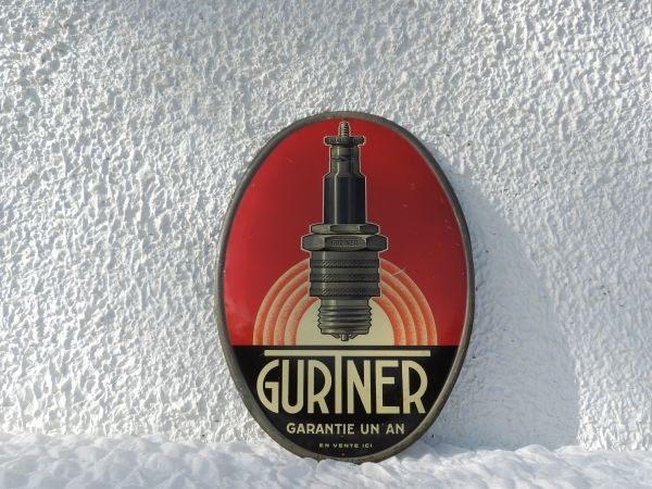 Tôle publicitaire Gurtner