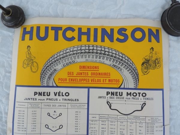Affiche publicitaire HUTCHINSON