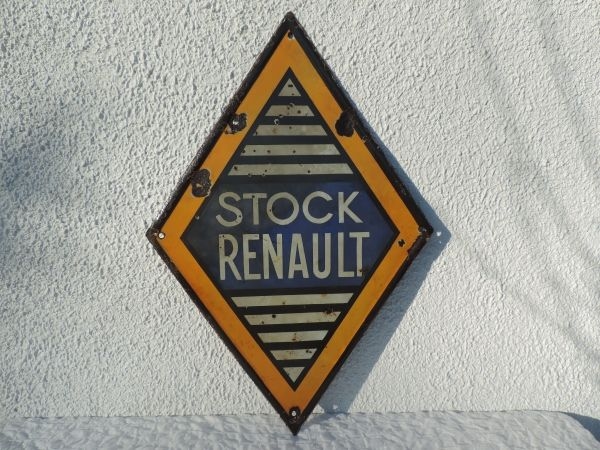 Plaque emaillée RENAULT