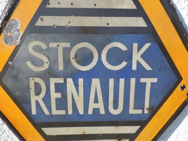 Plaque emaillée RENAULT
