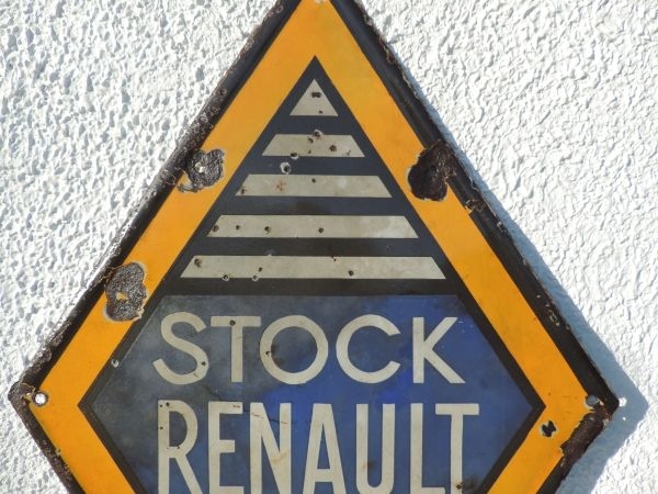 Plaque emaillée RENAULT