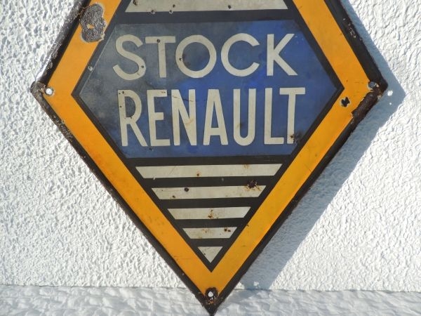 Plaque emaillée RENAULT