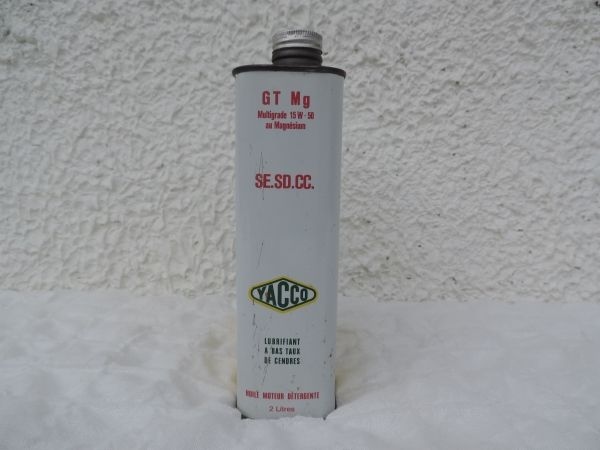 Bidon Yacco Autoroute Blanc