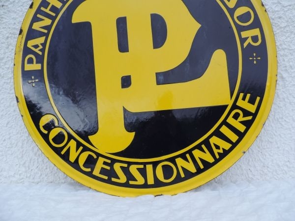 Plaque émaillée Panhard & Levassor