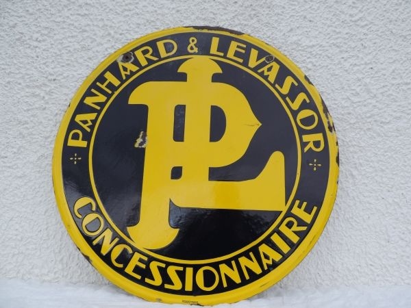 Plaque émaillée Panhard & Levassor