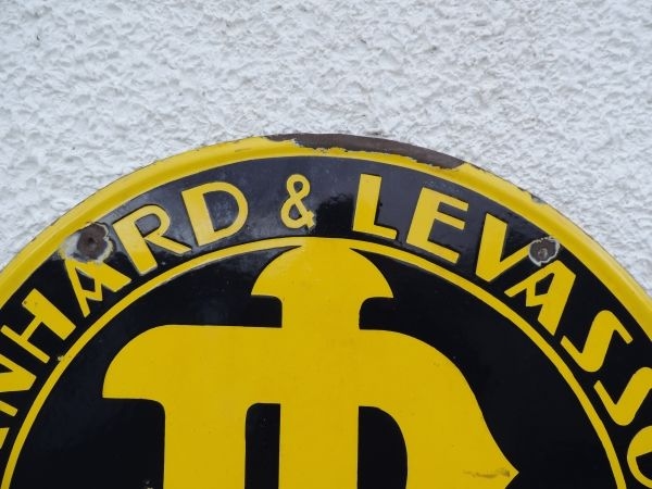 Plaque émaillée Panhard & Levassor