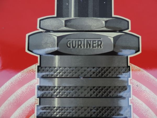 Tôle Publicitaire Bougies GURTNER
