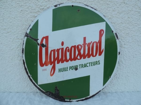 Plaque emaillée AGRICASTROL