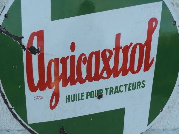 Plaque emaillée AGRICASTROL