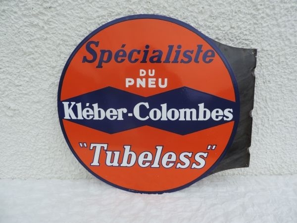 Plaque émaillée Kléber Colombes