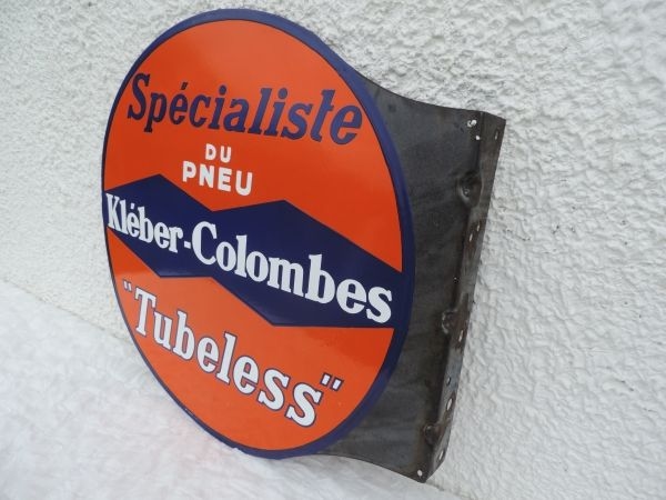Plaque émaillée Kléber Colombes