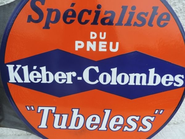 Plaque émaillée Kléber Colombes
