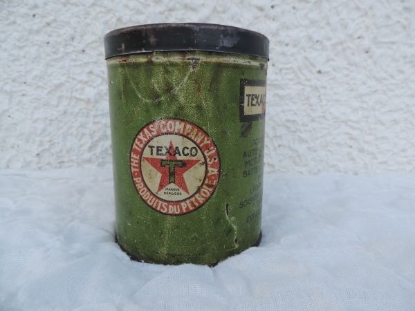 Pot de graisse TEXACO