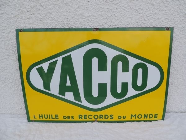 PLaque émaillée YACCO