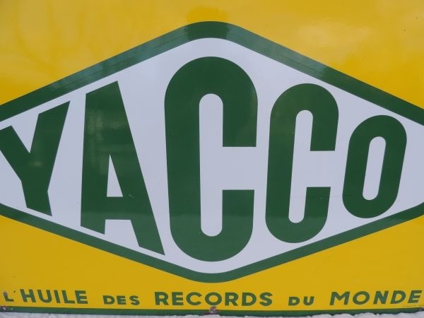 PLaque émaillée YACCO