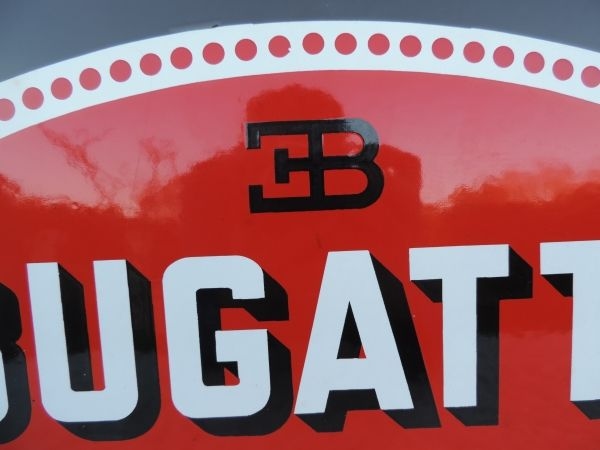 Plaque émaillée BUGATTI