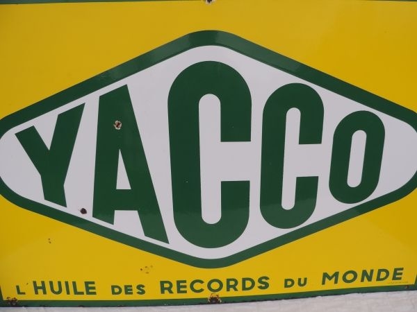 Plaque émaillée YACCO