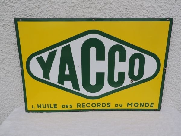 Plaque émaillée YACCO