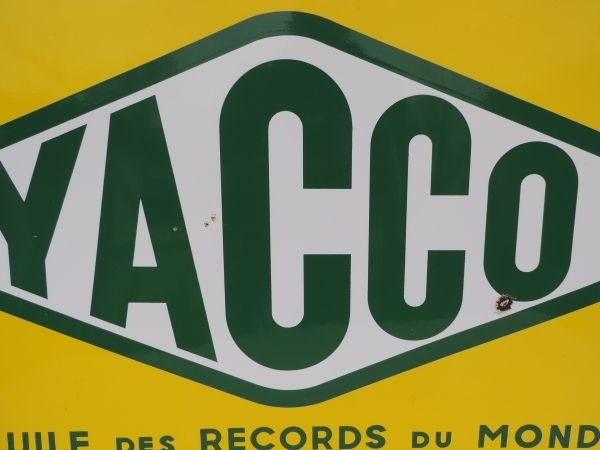 Plaque émaillée YACCO