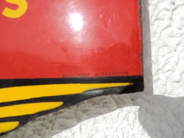 Plaque émaillée AEROSHELL