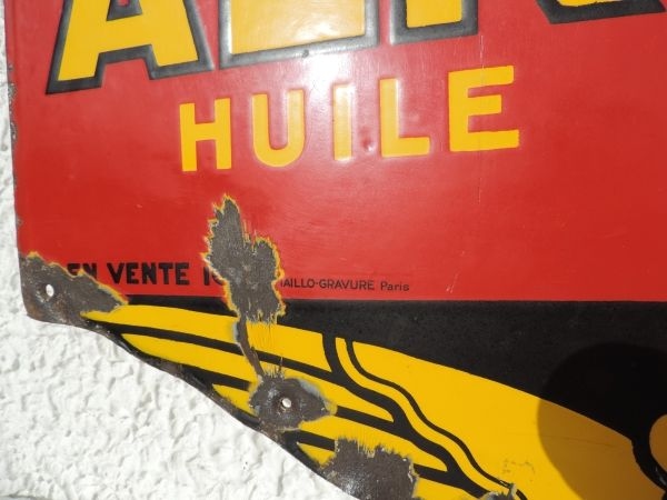 Plaque émaillée AEROSHELL