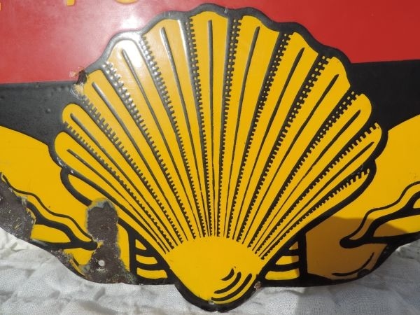 Plaque émaillée AEROSHELL