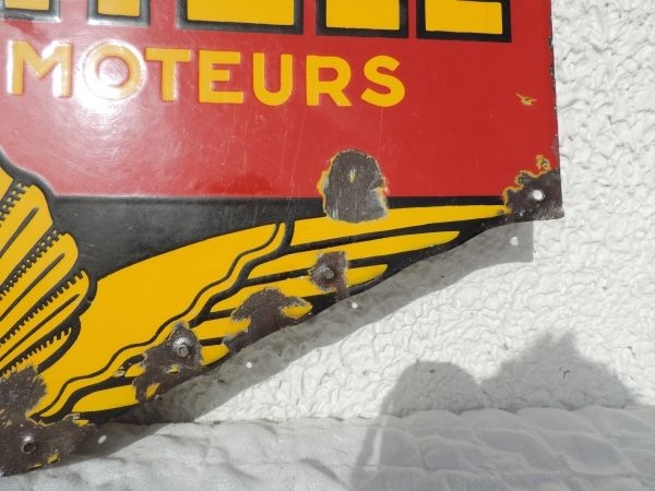Plaque émaillée AEROSHELL