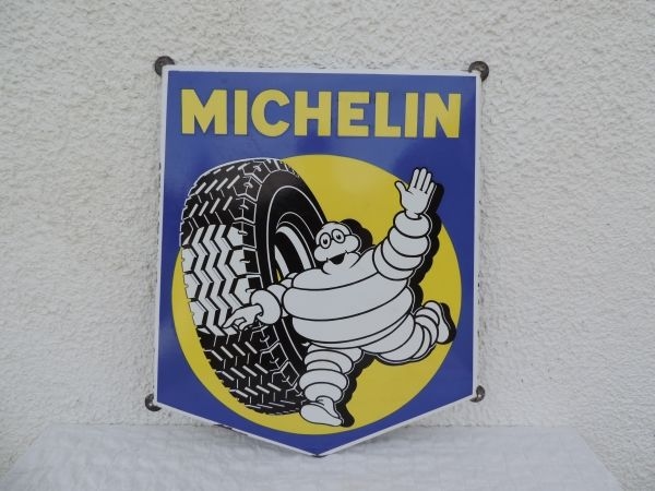Plaque émaillée MICHELIN