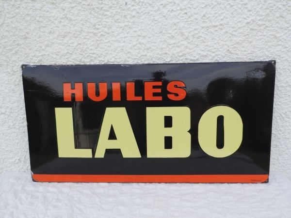Plaque émaillée LABO