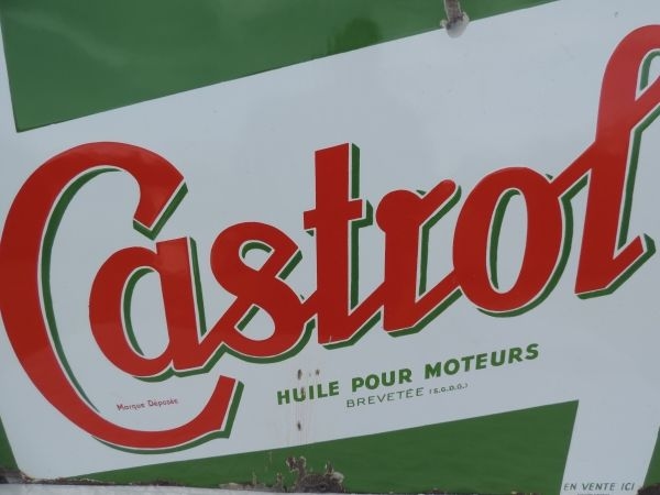 Plaque émaillée CASTROL