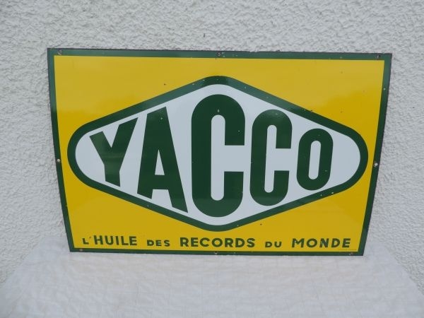 Plaque émaillée YACCO