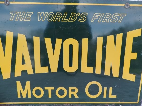 Tole publicitaire VALVOLINE