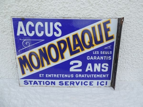 Plaque émaillée MONOPLAQUE