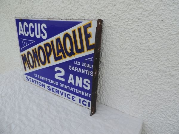 Plaque émaillée MONOPLAQUE