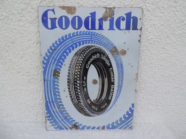 Plaque émaillée GOODRICH