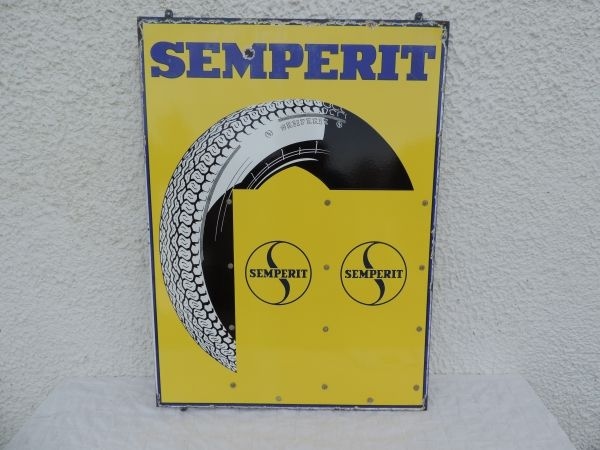 Plaque émaillée SEMPERIT
