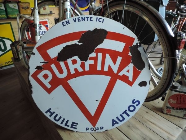 Plaque émaillée PURFINA