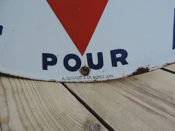 Plaque émaillée PURFINA