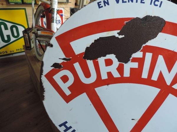 Plaque émaillée PURFINA