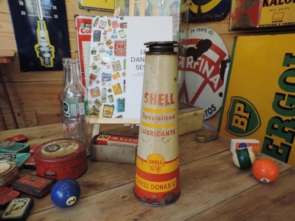 Bidon d'huile Shell