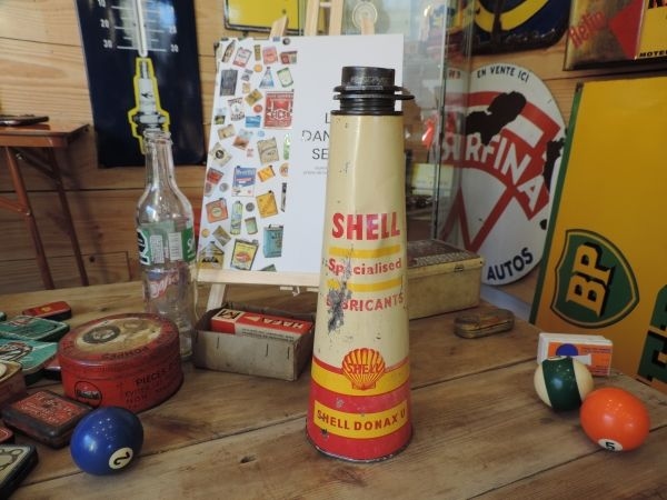Bidon d'huile Shell