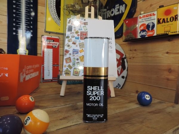 Bidon d'huile Shell