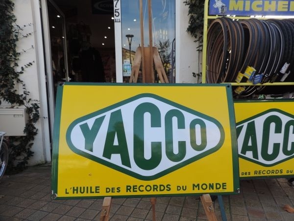Plaque émaillée Yacco