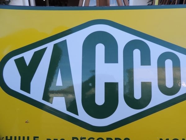 Plaque émaillée Yacco
